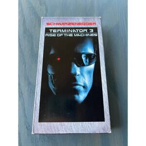 Terminator 3 Arnold Schwarzenegger Action Movie Vintage 2003 VHS Tape Pre-Loved